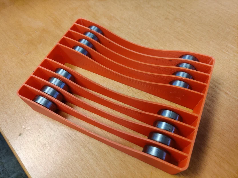 Giá/Con lăn cuộn filament bản rộng dùng vòng bi 608ZZ - Image 1