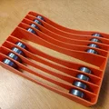 Giá/Con lăn cuộn filament bản rộng dùng vòng bi 608ZZ - Thumbnail 1