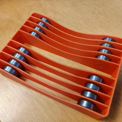 Giá/Con lăn cuộn filament bản rộng dùng vòng bi 608ZZ