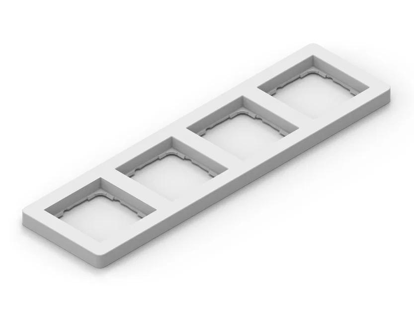 Khung GIRA System 55 Standard 4 ngăn (4-Compartment Frame) - Image 1