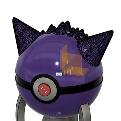 Gengar Ball Tự Động Mở (Auto-Opening Gengar Ball)