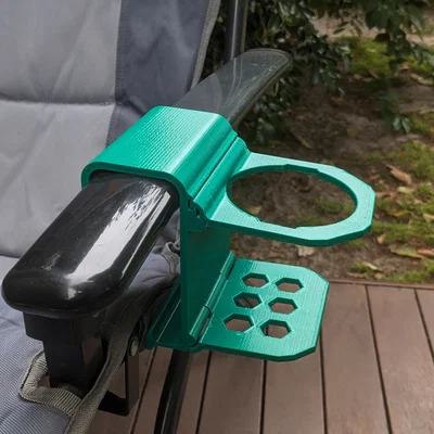 Khay/ô để ly cho ghế cắm trại (gập gọn)