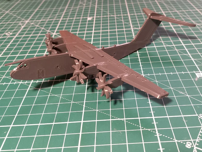 Airbus A400M Atlas Kit Card – Mô hình lắp ráp để in 3D - Image 1