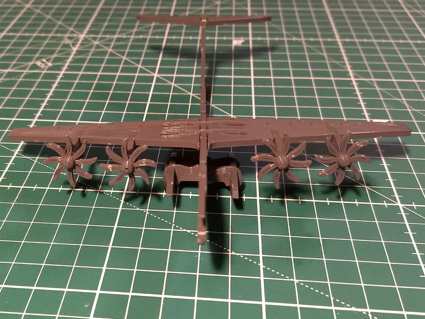 Airbus A400M Atlas Kit Card – Mô hình lắp ráp để in 3D - Image 3