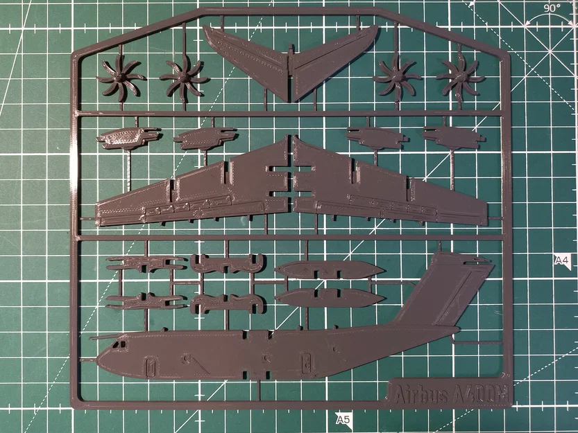 Airbus A400M Atlas Kit Card – Mô hình lắp ráp để in 3D - Image 5