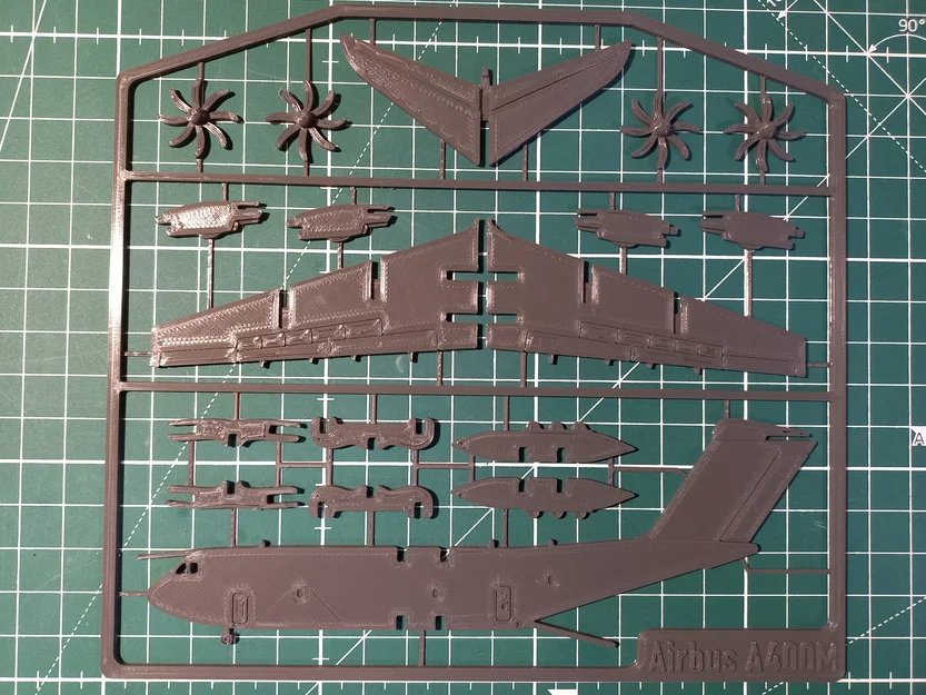 Airbus A400M Atlas Kit Card – Mô hình lắp ráp để in 3D - Image 6