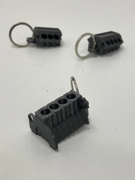 Móc khóa Engine Block 4 xi-lanh - Image 2