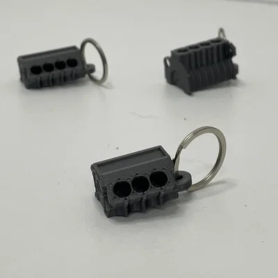Móc khóa engine block V6