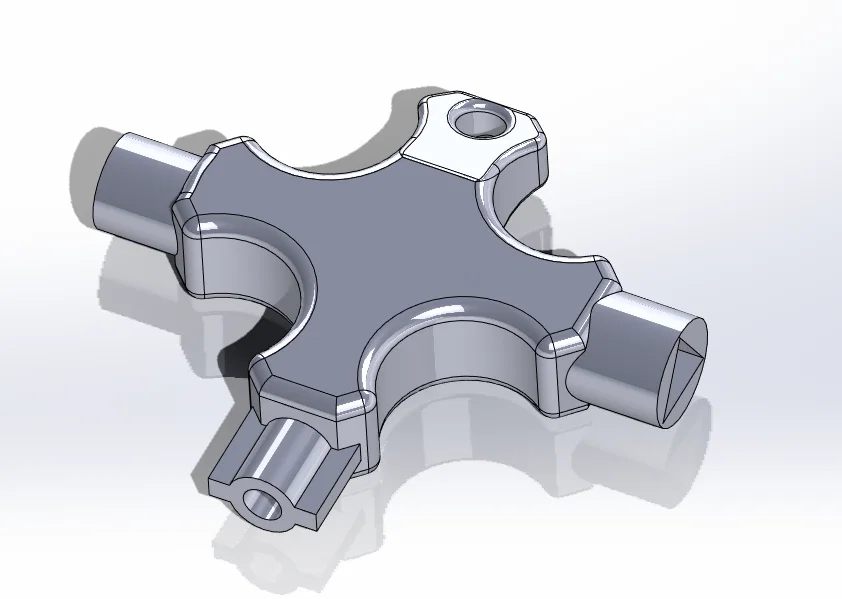 Chìa khóa vạn năng cho tủ điện (Panel Key Chain) - In 3D tiện lợi - Image 1