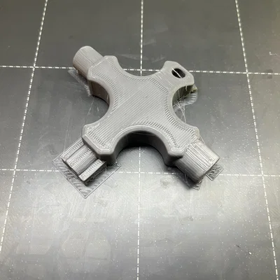 Chìa khóa vạn năng cho tủ điện (Panel Key Chain) - In 3D tiện lợi