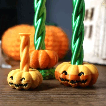 Đồ chơi fidget bí ngô Halloween Print in Place dạng xoắn ốc