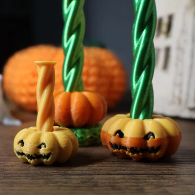 Đồ chơi fidget bí ngô Halloween Print in Place dạng xoắn ốc
