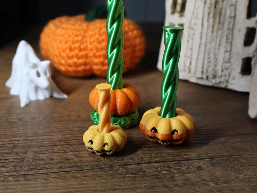 Đồ chơi fidget bí ngô Halloween Print in Place dạng xoắn ốc - Image 3