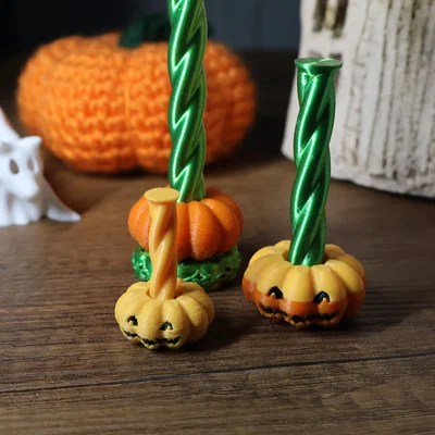 Đồ chơi fidget bí ngô Halloween Print in Place dạng xoắn ốc