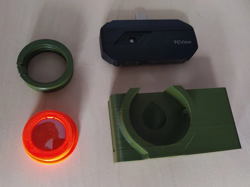 Ngàm gắn ống kính camera nhiệt Topdon TC001/TC002 - Image 5