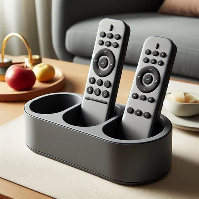 Khay Đựng Remote Bo Tròn (Rounded Remote Caddy, Remote Holder)