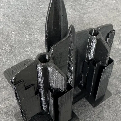 Mô hình lắp ráp 3D SR-71 Blackbird Kit Card độc đáo