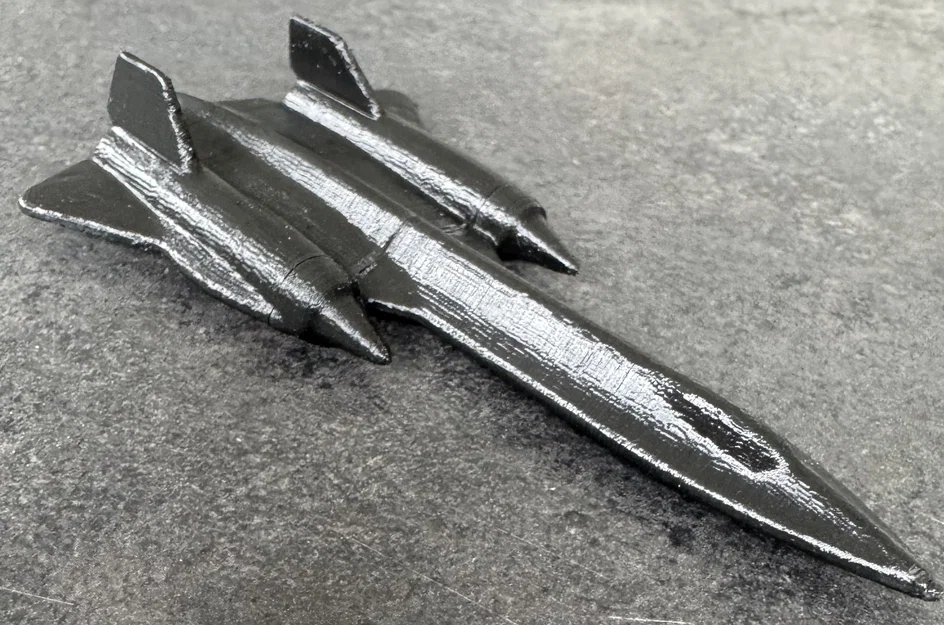 Mô hình lắp ráp 3D SR-71 Blackbird Kit Card độc đáo - Image 12