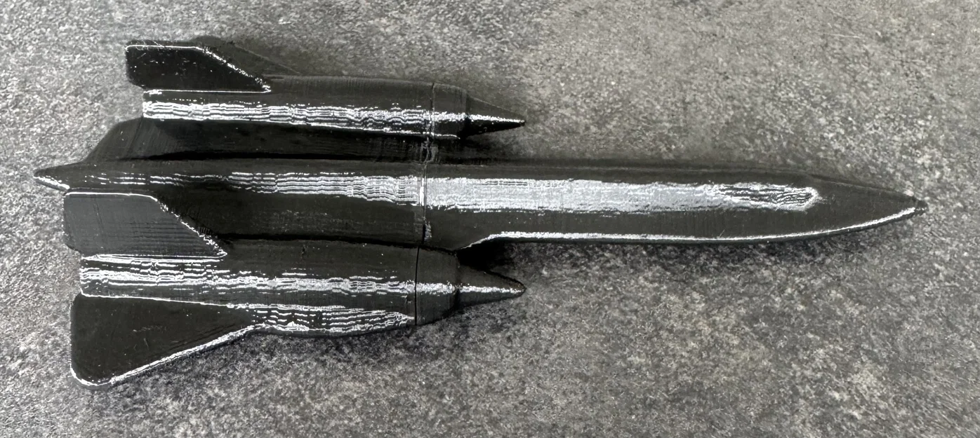 Mô hình lắp ráp 3D SR-71 Blackbird Kit Card độc đáo - Image 14