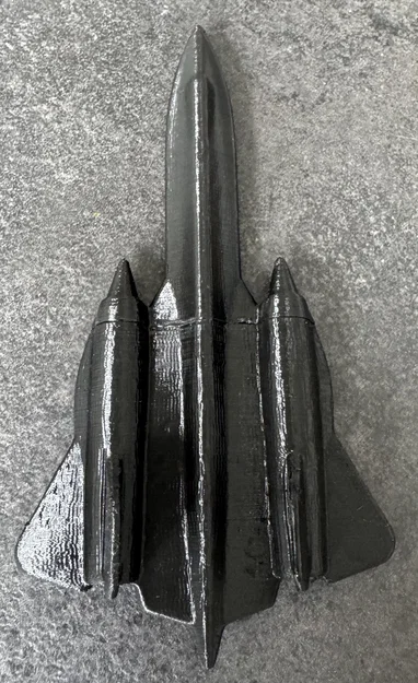 Mô hình lắp ráp 3D SR-71 Blackbird Kit Card độc đáo - Image 15