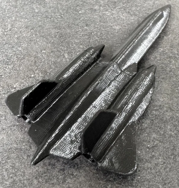 Mô hình lắp ráp 3D SR-71 Blackbird Kit Card độc đáo - Image 16