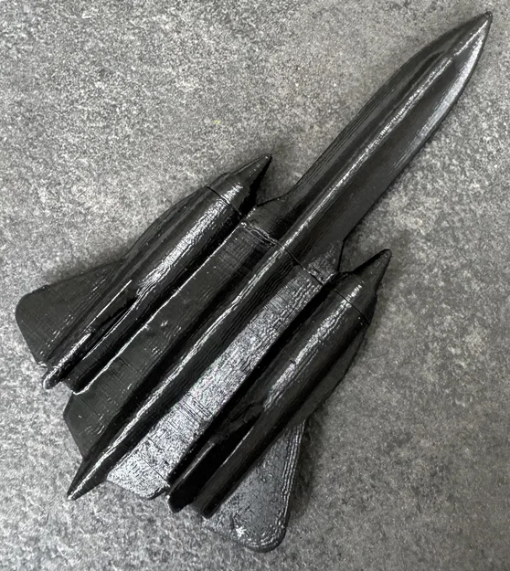 Mô hình lắp ráp 3D SR-71 Blackbird Kit Card độc đáo - Image 19