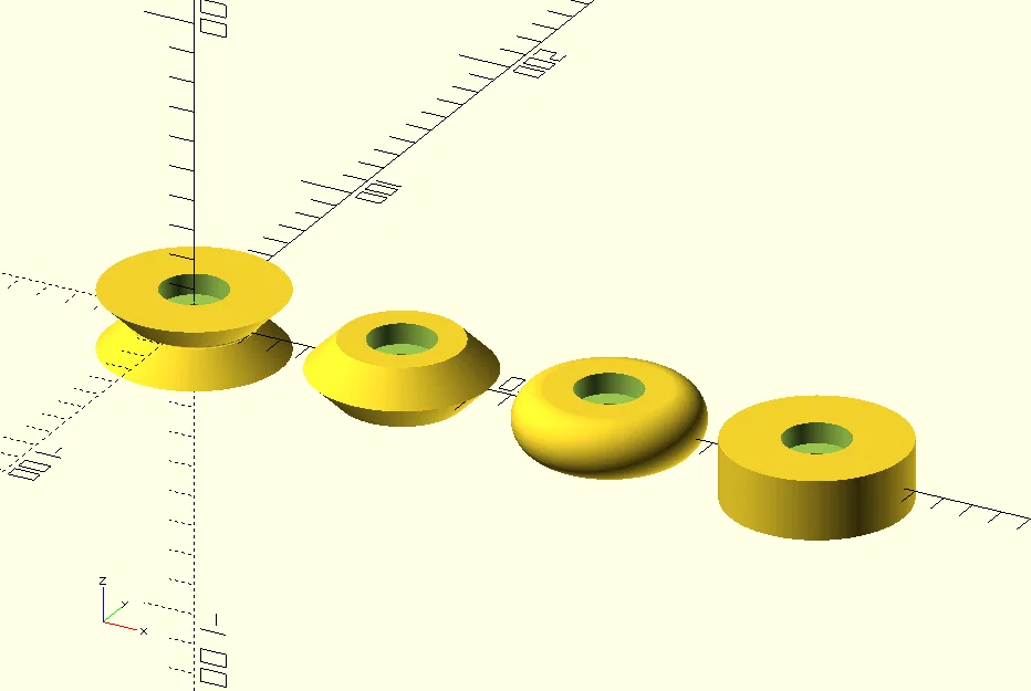 Parametric Wheels (Bánh xe tham số) – script OpenSCAD - Image 1
