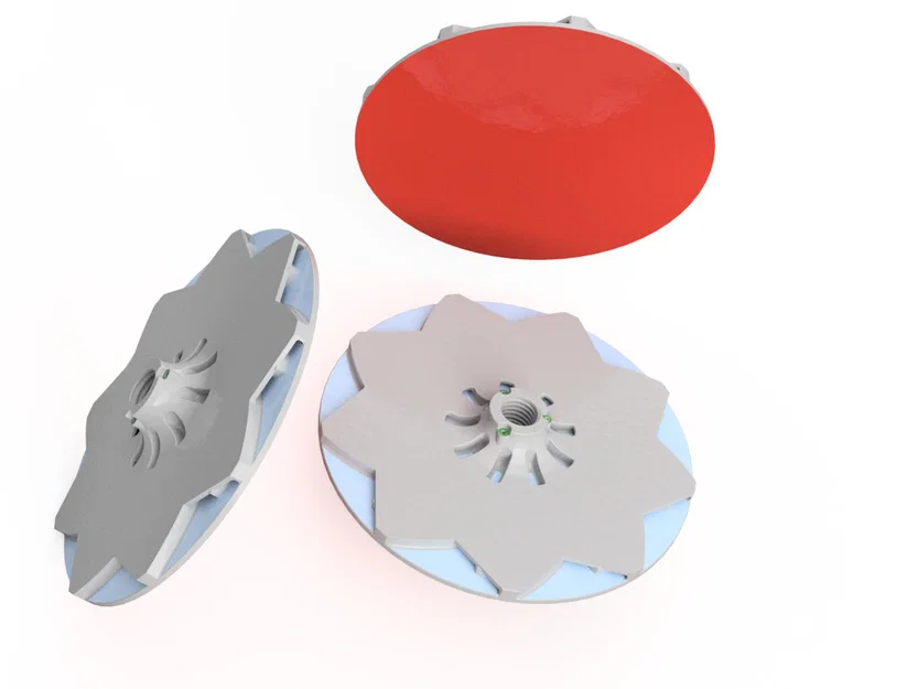 Tấm Sanding Disc Plate 125 mm cho Máy Khoan Pin (Cordless Drills) - Image 2