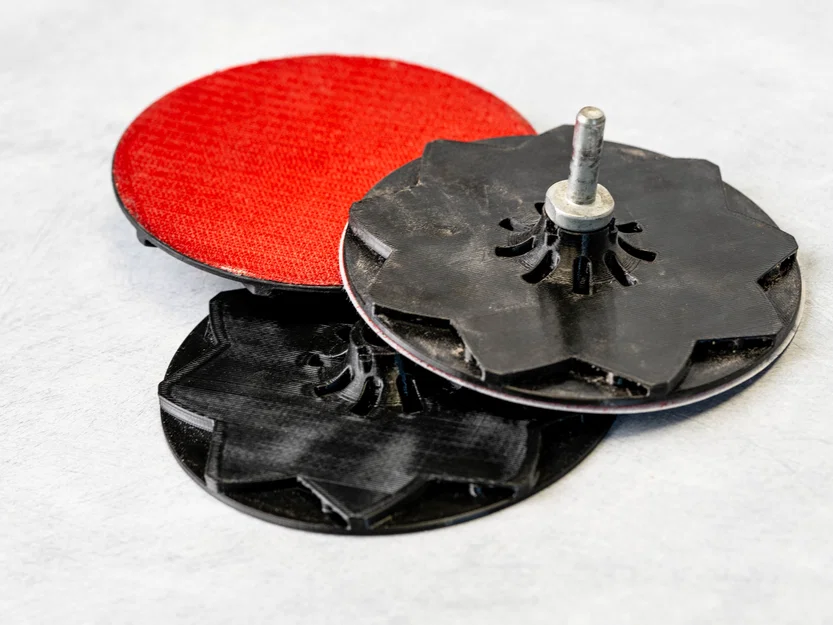 Tấm Sanding Disc Plate 125 mm cho Máy Khoan Pin (Cordless Drills) - Image 3