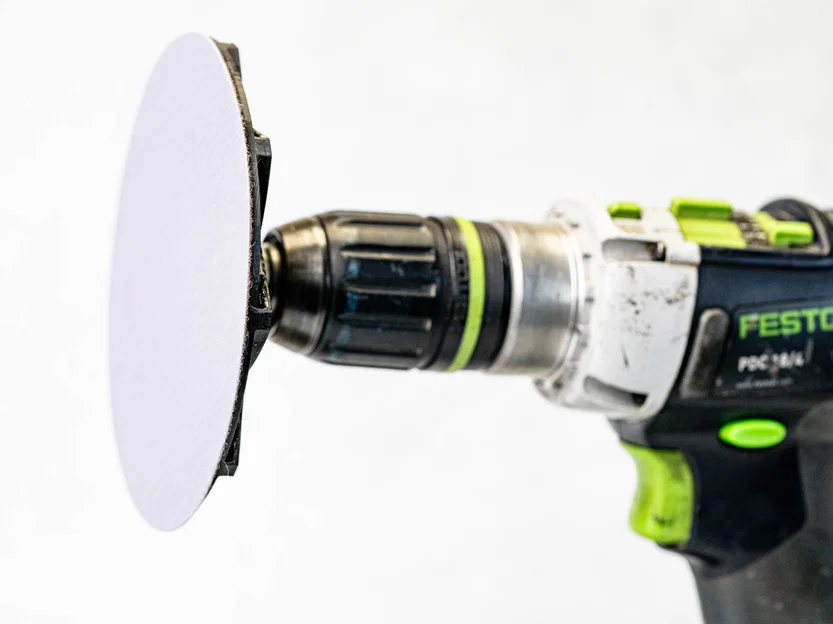 Tấm Sanding Disc Plate 125 mm cho Máy Khoan Pin (Cordless Drills) - Image 5
