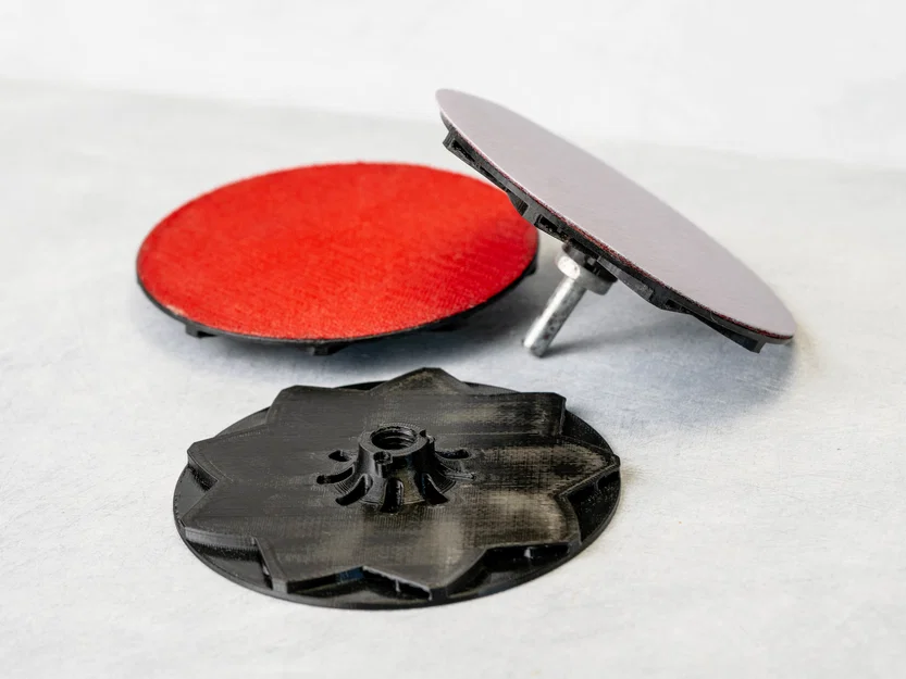 Tấm Sanding Disc Plate 125 mm cho Máy Khoan Pin (Cordless Drills) - Image 7
