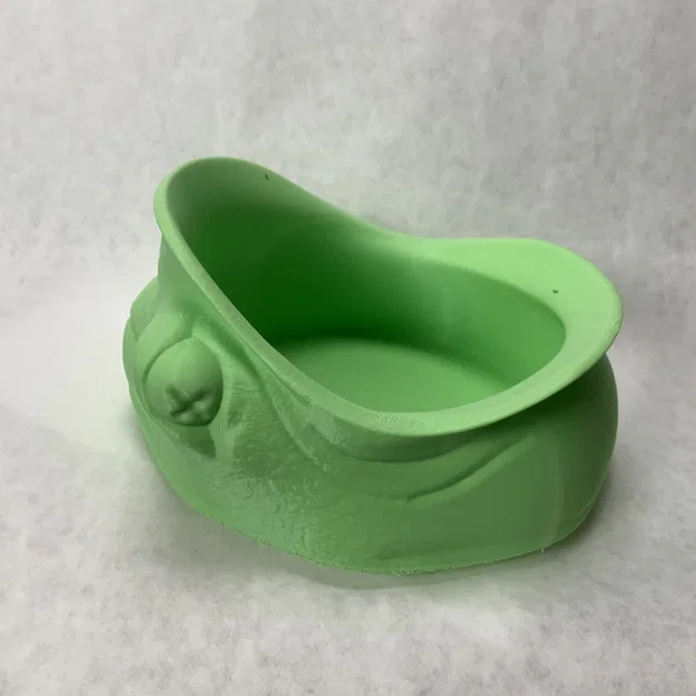 Mẫu in 3D chú ếch miệng rộng - Khay đựng đồ và chậu cây xinh xắn - Image 1