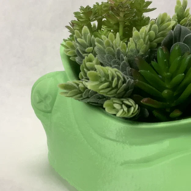 Mẫu in 3D chú ếch miệng rộng - Khay đựng đồ và chậu cây xinh xắn - Image 7