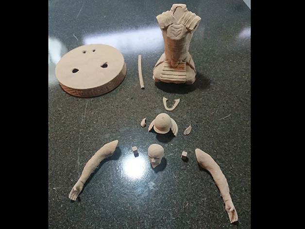 Mô hình Samurai giữ bút để bàn độc đáo (Samurai pen servant) - Image 3