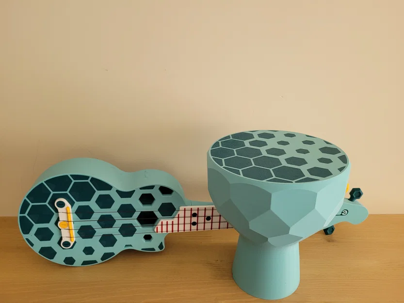 Hex drum - Trống hình lục giác độc đáo - Image 3