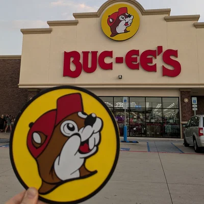 Chromaphane Logo Buc-ee's (Filament Painting)