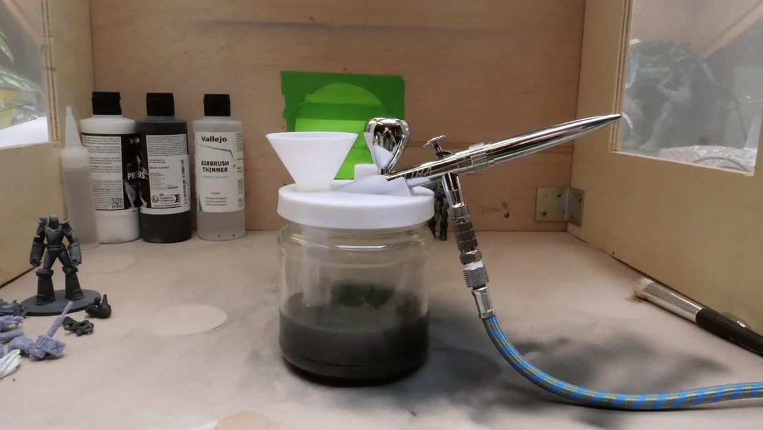 Nắp vệ sinh Airbrush Cleaning Pot (cho hũ 82mm) - Image 1
