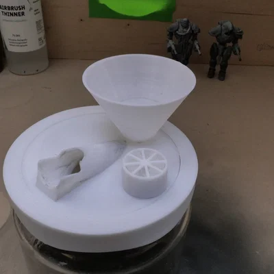 Nắp vệ sinh Airbrush Cleaning Pot (cho hũ 82mm)