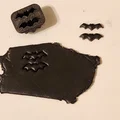 Khuôn cắt polymer clay | Ma đội vòng hoa kèm khuôn dơi nhỏ - Thumbnail 2