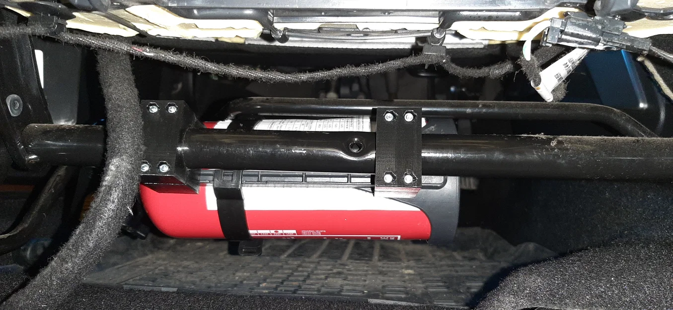 Giá treo bình cứu hỏa 3D cho xe Dacia Duster 2 - Image 4