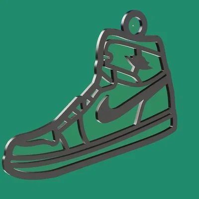 Móc khóa hình giày Air Jordan 1 - Phụ kiện 3D cho sneakerhead