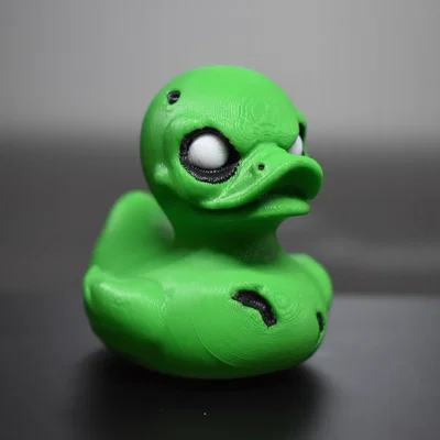 Mô hình chú vịt Zombie 3D ấn tượng cho mùa lễ hội Halloween