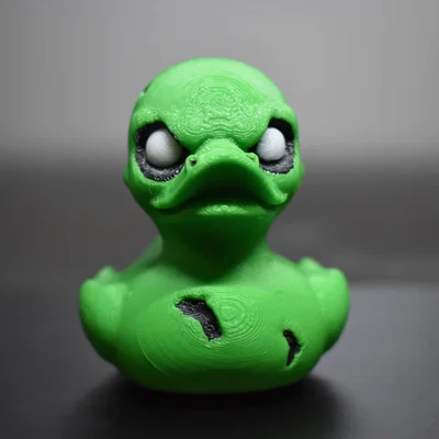 Mô hình chú vịt Zombie 3D ấn tượng cho mùa lễ hội Halloween