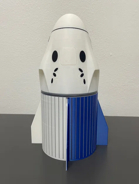 Space X Dragon kèm trunk (mô hình tàu vũ trụ) - Image 2