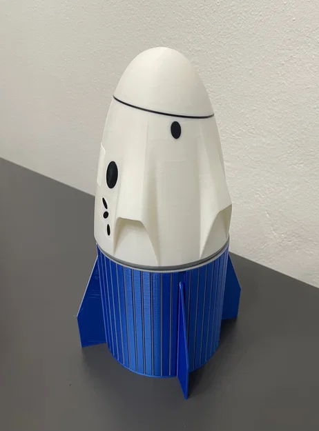 Space X Dragon kèm trunk (mô hình tàu vũ trụ) - Image 4