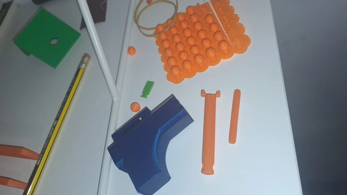 Mô hình súng đồ chơi bắn bi 8mm in 3D nhỏ gọn - Image 5