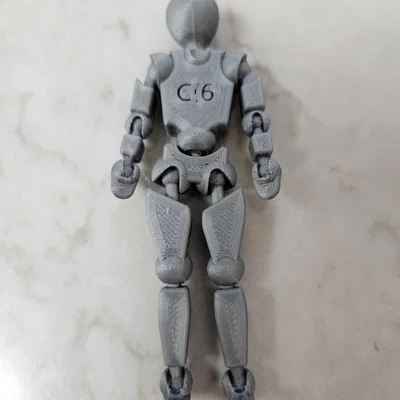 Mannequin nhỏ với khớp Print-in-Place