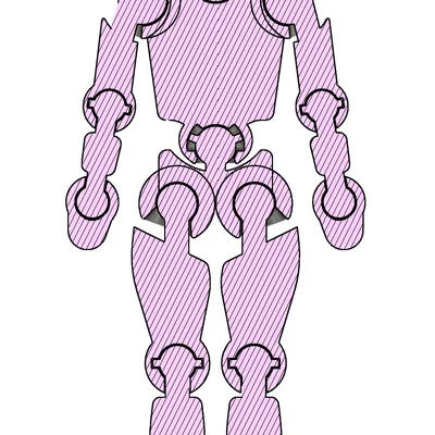 Mannequin nhỏ với khớp Print-in-Place