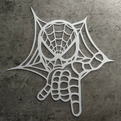 Mô hình treo tường Spiderman 3D trang trí độc đáo