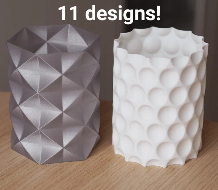 Bộ Ống Cắm Bút Hình Học: 11 Mẫu (Vase Mode & Bản Sturdy) - Image 1